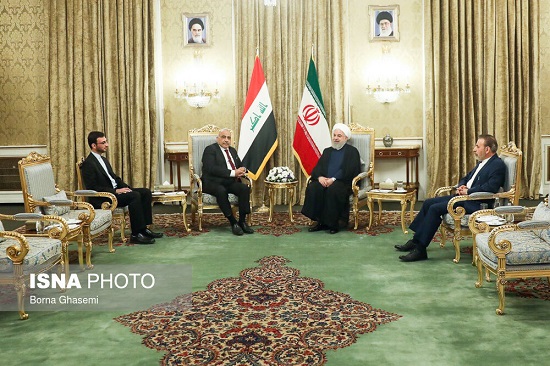 تصویری از دیدار نخست‌وزیر عراق با روحانی