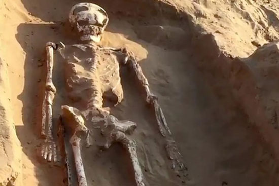 کشف بقایای یک جنگجوی دو هزار ساله