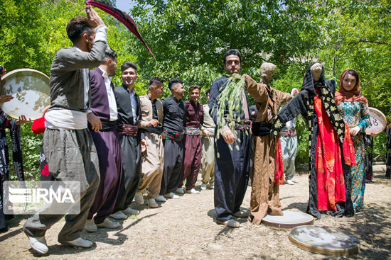 جشن چله تابستان در روستای زردوئی