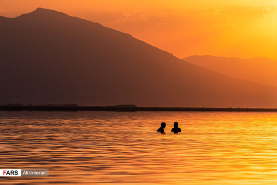 مسافران تابستانی «دریاچه ارومیه»