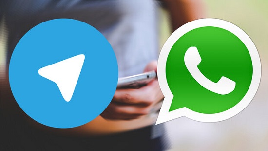 «واتس اپ» در حال سبقت از «تلگرام»