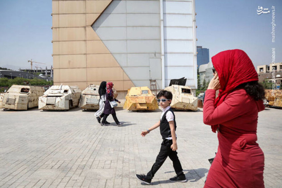 تصاویری از غنائم جنگی داعش در تهران
