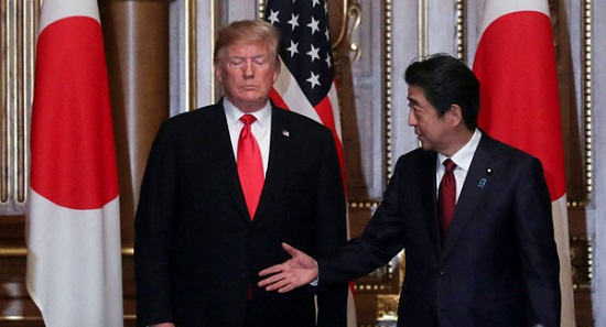ترامپ رهبران ژاپن و کره‌جنوبی را مسخره کرد
