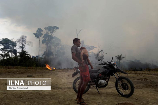 آتش‌سوزی در جنگل‌های آمازون