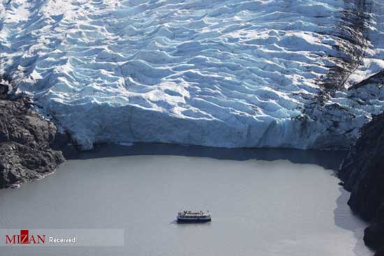 تصاویری از ذوب شدن یخ‌های آلاسکا