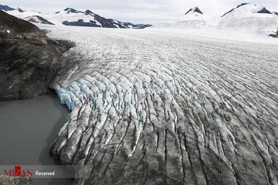 تصاویری از ذوب شدن یخ‌های آلاسکا
