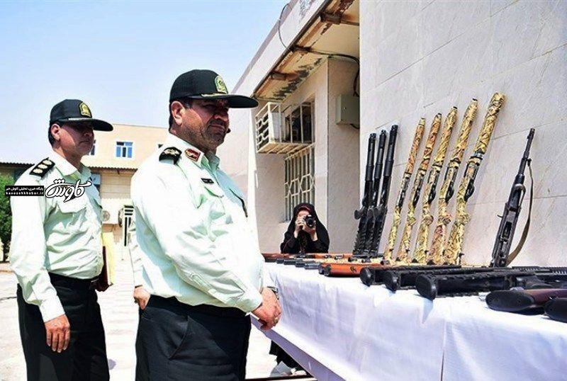 ۱۴۱قبضه سلاح غیرمجاز در خوزستان کشف شد