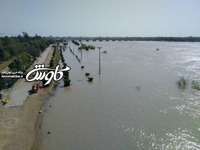 سیلاب لرستان اواخر امشب یا فردا به خوزستان می‌رسد