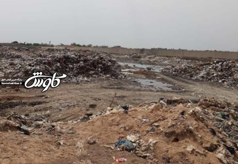 اعتراض مردم بزرگ‌ترین روستای خوزستان به سکوی متعفن زباله