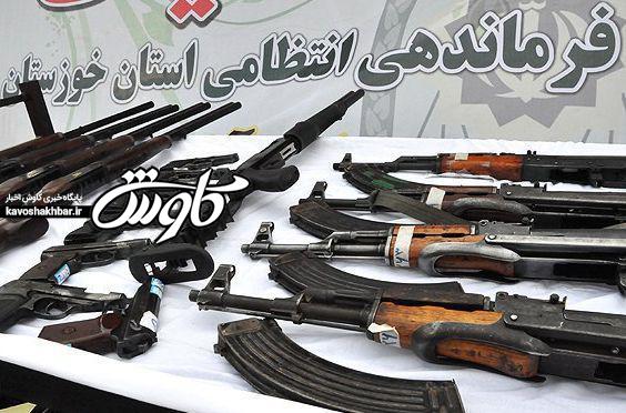 جمع‌آوری ۶ هزار و ۱۰۰ قبضه سلاح غیرمجاز در خوزستان
