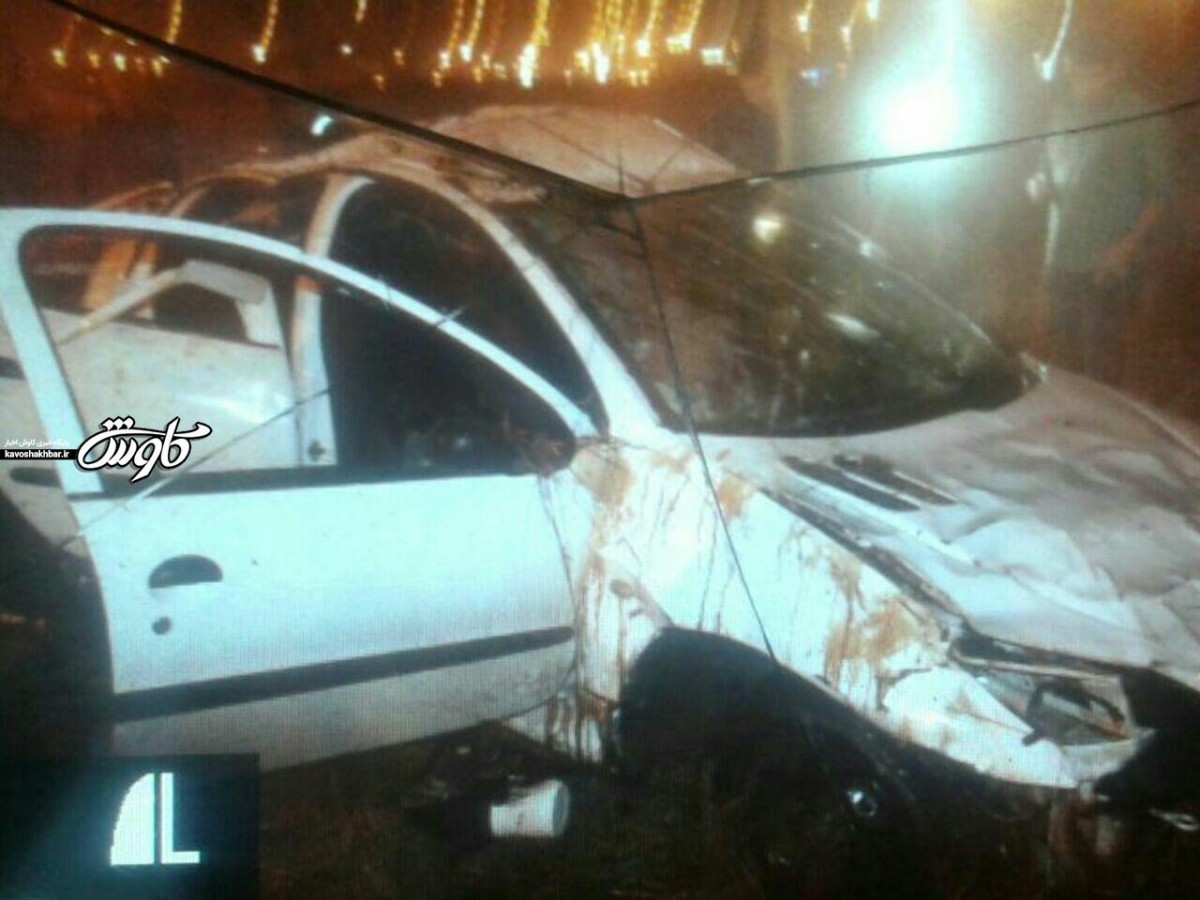 واژگونی خودروی پژو در خوزستان ۲ کودک را به کام مرگ کشاند