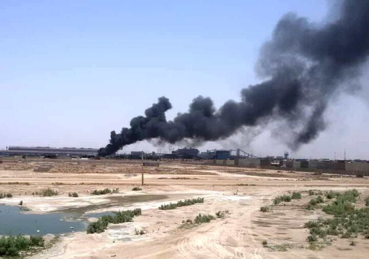 آتش سوزی در شرکت فولاد خوزستان مهار شد