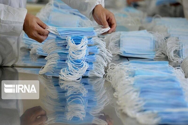 تولید روزانه ماسک در خوزستان از رقم ۴۴۹هزار عدد فراتر رفت