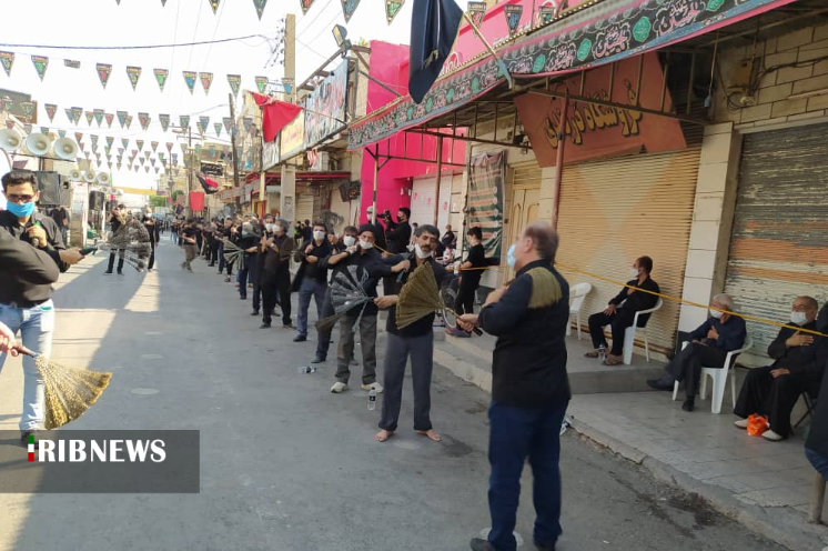 عزاداری عاشقان حسینی در روز تاسوعا در خوزستان