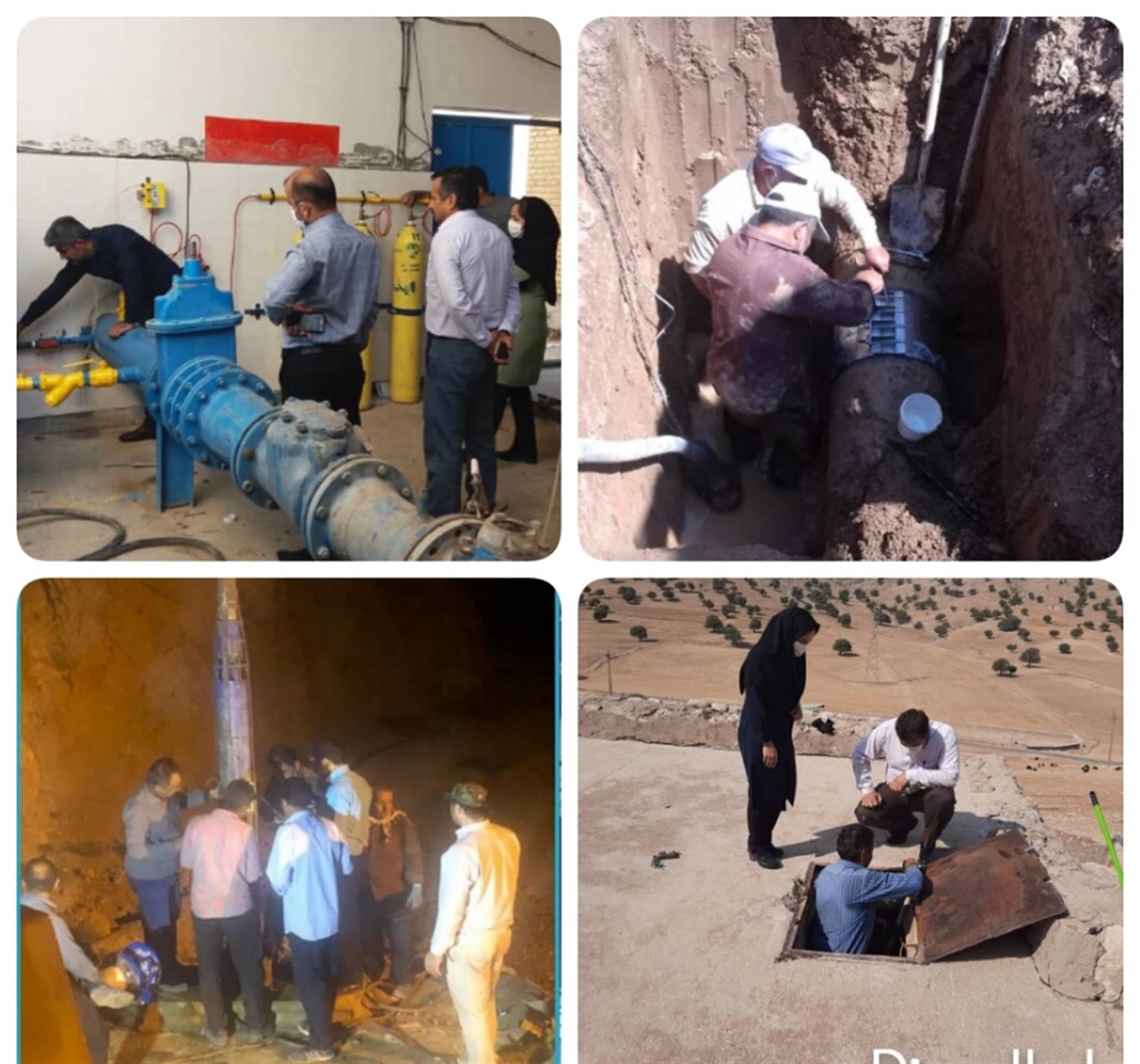 تامین نیاز آبی ۱۴ روستا در بخش سوسن ایذه با نصب یک دستگاه الکتروپمپ