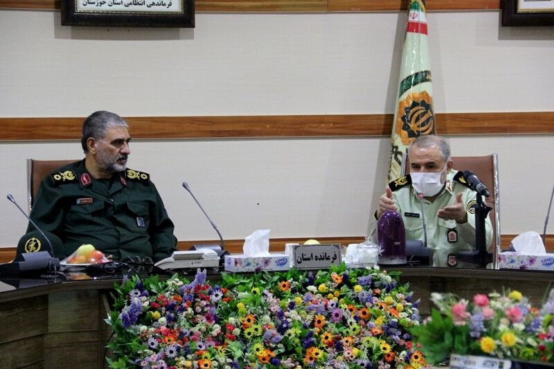 تعامل سپاه و نیروی انتظامی کمک شایانی به امنیت پایدار خوزستان است