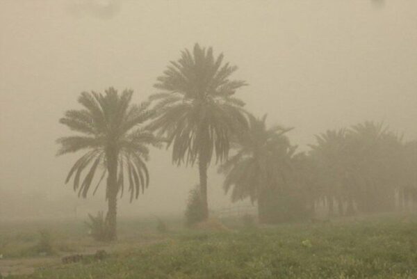 هشدار سطح زرد خاک و بارندگی برای خوزستان