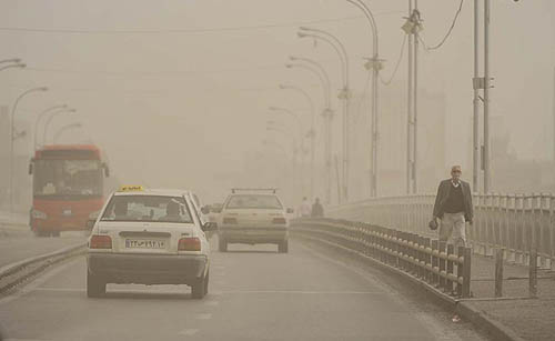 آلودگی هوای اهواز برای سومین روز متوالی