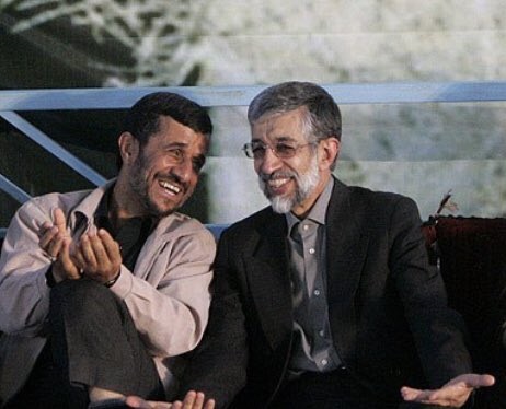 واکنش تند احمدی نژاد به اظهارات حداد عادل: قبل از انقلاب دست فرح را می‌بوسیدند، بعد از انقلاب سوپر حزب‌اللهی شدند+ فیلم
