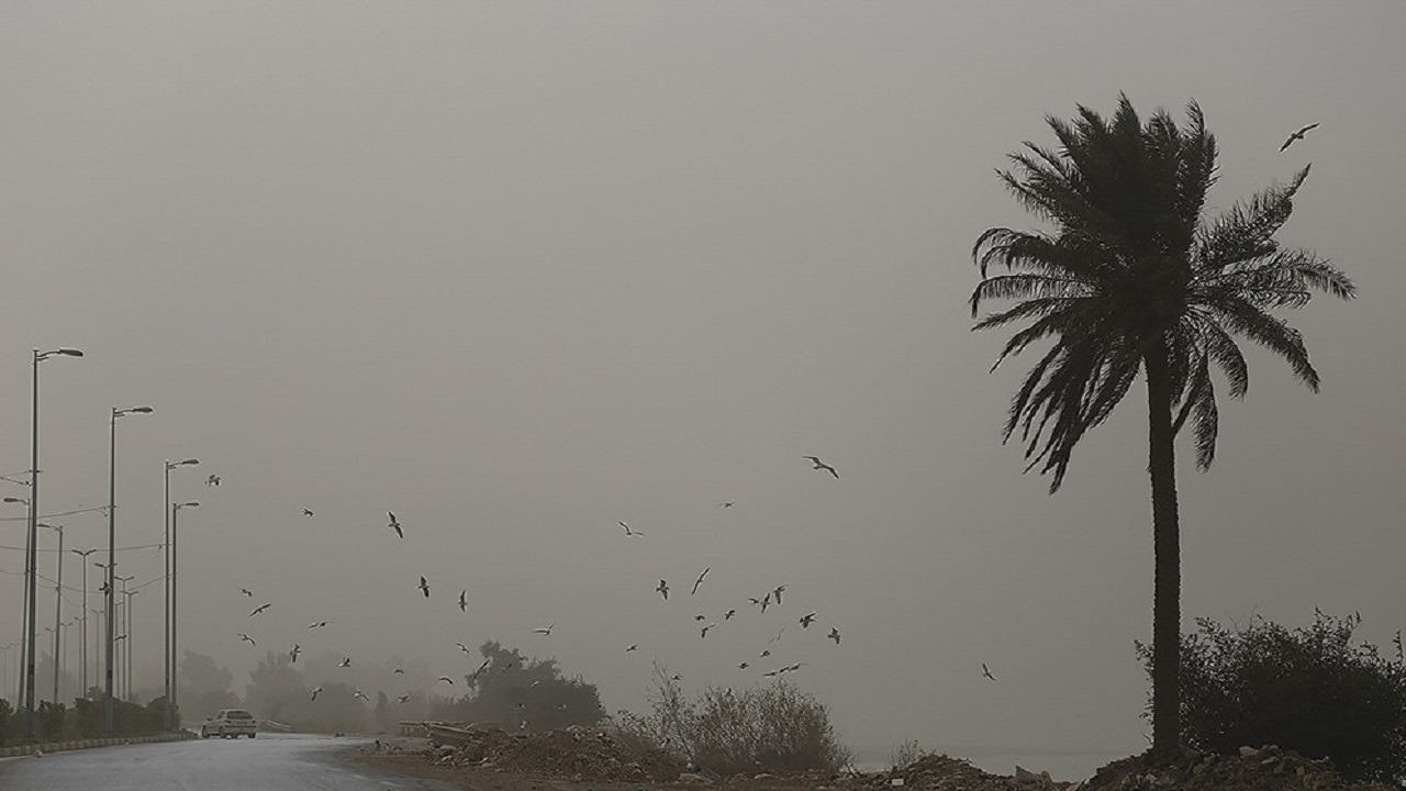 هشدار نارنجی هواشناسی خوزستان نسبت به وقوع پدیده گرد و غبار 
