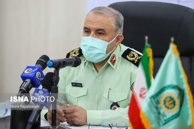 فرمانده انتظامی خوزستان: نیروی انتظامی با قاطعیت با مخلان نظم و امنیت برخورد می‌کند