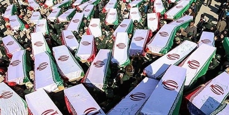 پیکر پاک 55 شهید تازه تفحص شده دوران دفاع مقدس وارد کشور شد