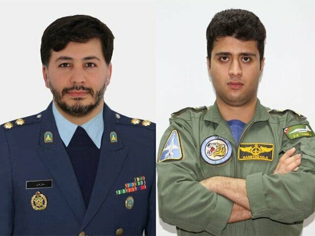 تصاویر خلبانان شهید شده در حادثه سقوط جنگنده ارتش/ اطلاعیه ارتش