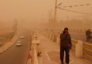 هشدار زرد برخاستن گرد و خاک محلی در خوزستان