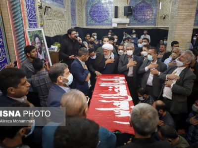 پیکر حجت الاسلام شفیعی در آستان علی بن مهزیار اهوازی به خاک سپرده شد
