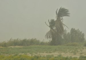 گرد و غبار و باران بهاری در راه خوزستان