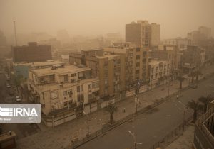 ۹ شهر خوزستان در شرایط خطرناک گرد و خاک