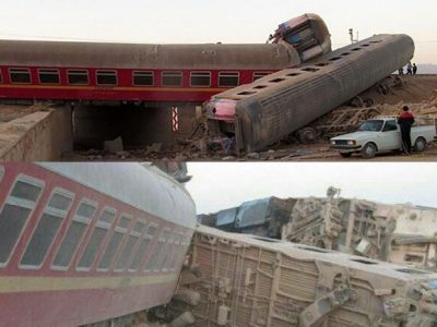 خروج قطار مسافربری مشهد – یزد از ریل/ ۱۳ فوتی، ۵۰ زخمی و ۵ مفقودی تاکنون+ تصاویر