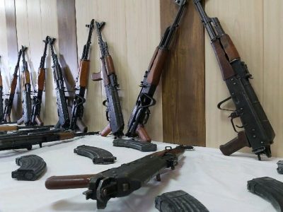 کشف ۹۴ قبضه انواع سلاح غیرمجاز در خوزستان