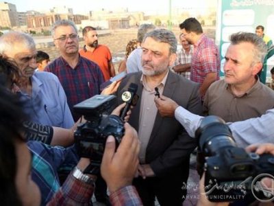 شهردار اهواز در آیین افتتاحیه پارک ۳ هکتاری شهید کربلایی: تا پایان سال هدایای نفیسی به مردم اهواز می دهیم