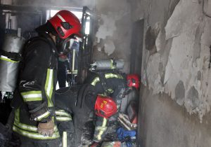 تخریب یک منزل مسکونی در اهواز به علت انفجار گاز