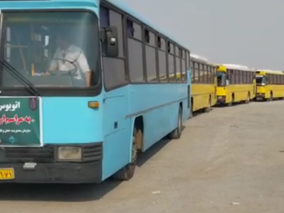 استقرار ۳۰۰ دستگاه اتوبوس برای انتقال زوار به شهرهای عراق
