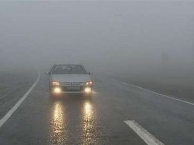 مه صبحگاهی شعاع دید چند شهر خوزستان را به زیر ۵۰ متر کاهش داد