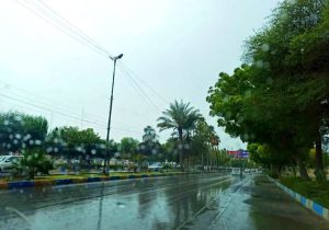 تداوم بارش پراکنده باران در خوزستان