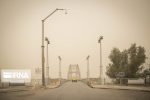 توده گرد و غبار در راه خوزستان/ تاثیر سامانه بارشی در مناطق شمالی و شرقی استان
