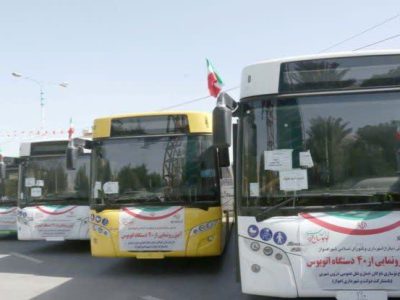 ۴۰ دستگاه اتوبوس به ناوگان حمل و نقل شهری اهواز اضافه شد