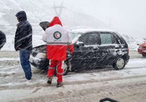 نجات ۷۵۰ نفر در کولاک برف منطقه تاراز اندیکا