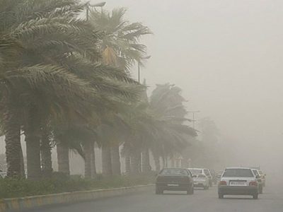 احتمال برخاستن گرد و غبار محلی و موقتی در خوزستان