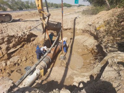قطعی آب ۶ روستای شادگان به دلیل سرقت لوله انتقال آب