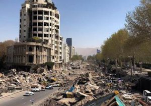 تصاویر زلزله ۷ ریشتری تهران از نگاه هوش مصنوعی