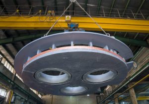 اولین دلتای مسی آبگرم کوره قوس الکتریکی جهان در شرکت فولاد خوزستان طراحی و ساخته شد 