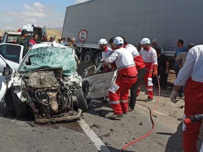 مرگ سه خوزستانی در  سانحه رانندگی