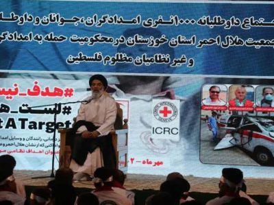 نماینده ولی‌فقیه در خوزستان:ایران توان تشکیل ارتش میلیونی برای دفاع از مردم فلسطین را دارد