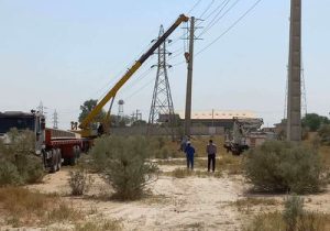 افزایش پایداری خطوط انتقال برق تاسیسات آبرسانی آب جنوب شرق خوزستان