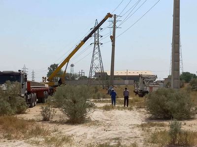 افزایش پایداری خطوط انتقال برق تاسیسات آبرسانی آب جنوب شرق خوزستان
