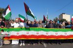 تجمع مردم اهواز در حمایت از اقدام سپاه پاسداران و مردم فلسطین